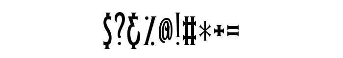 WUB - Aspernatur Semi Condensed Font OTHER CHARS