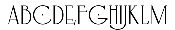 WUB - Nagara Roman Font UPPERCASE