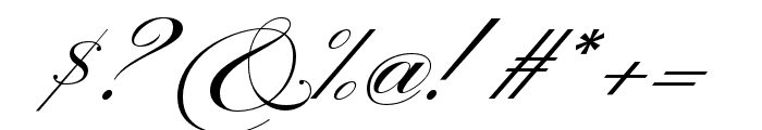 WUB - Nagara Script Font OTHER CHARS