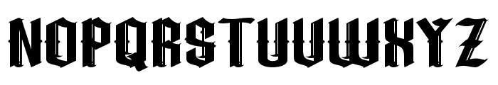 WUSHIN-Regular Font UPPERCASE