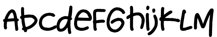 WackoGuido-Regular Font LOWERCASE