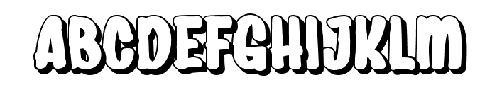 Wafer Trick shadow Font UPPERCASE