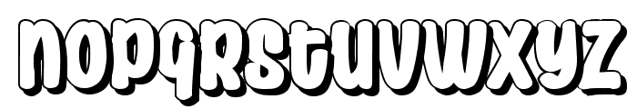 Wafer Trick shadow Font LOWERCASE
