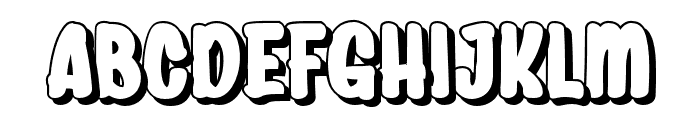WaferTrick-shadow Font UPPERCASE