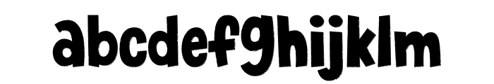 Waffle 6823 Font LOWERCASE