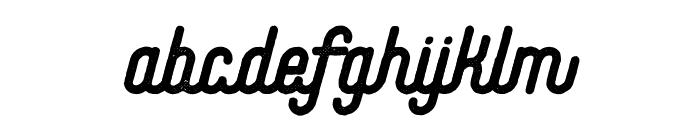 Waffle Latte Rough Bold Italic Font LOWERCASE