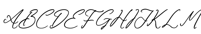 Wagenatta Italic Font UPPERCASE