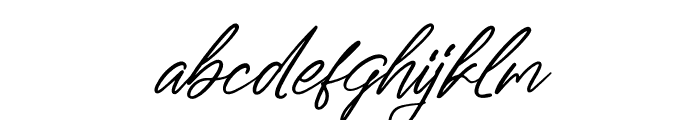 Wagenatta Italic Font LOWERCASE