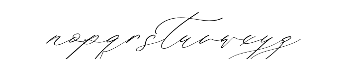 Waittelian Grolinda Italic Font LOWERCASE