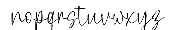 Waitting For Love Font LOWERCASE