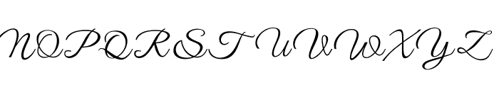 Waklidy Regular Font UPPERCASE