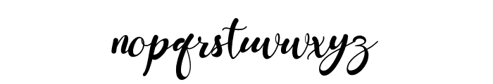 WaldineScript Font LOWERCASE