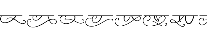 Walerina Monogram Split Font LOWERCASE