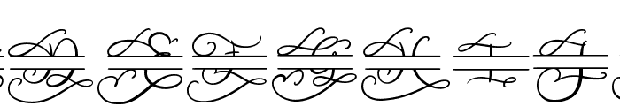 Walerina Monogram Font LOWERCASE