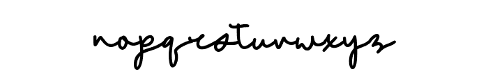 Walerina Script Font LOWERCASE