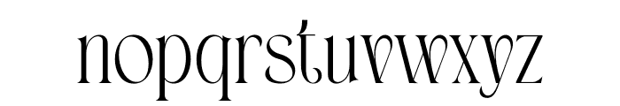 Walitte Font LOWERCASE