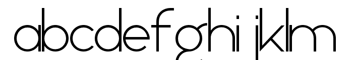 Walkey-Regular Font LOWERCASE