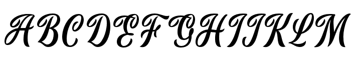 WalkingDistanceMedScript Font UPPERCASE