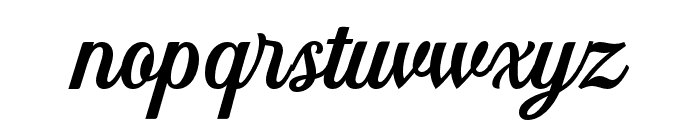 WalkingDistanceMedScript Font LOWERCASE