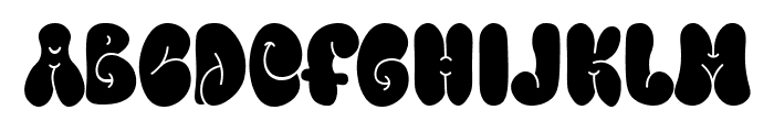 Wall Gumy Font UPPERCASE
