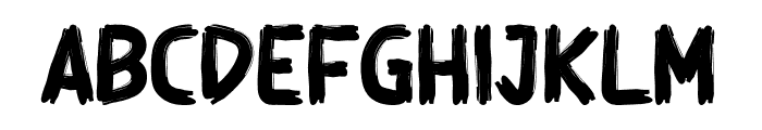 Wall-Painter Font LOWERCASE