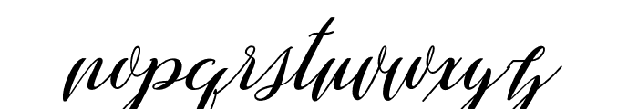 Wallaby Font LOWERCASE
