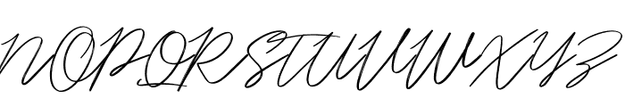Wallysmith Font UPPERCASE