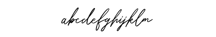 Wallysmith Font LOWERCASE
