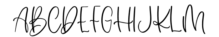 Walnut Moth Font UPPERCASE