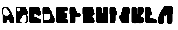 WaltBlock-Regular Font LOWERCASE