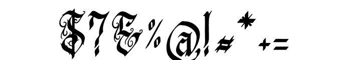 Walter Notailor Font OTHER CHARS