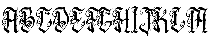 Walter Notailor Font UPPERCASE