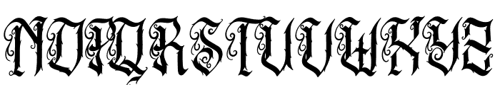 Walter Notailor Font UPPERCASE
