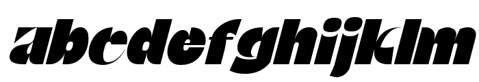 WaltingFont-Italic Font LOWERCASE