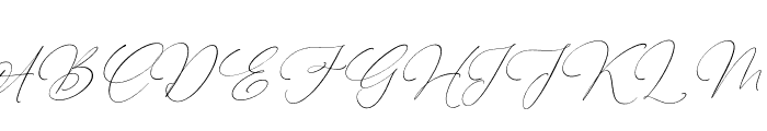 Waltson Beauty Italic Font UPPERCASE
