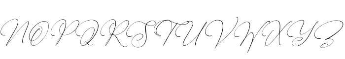 Waltson Beauty Italic Font UPPERCASE