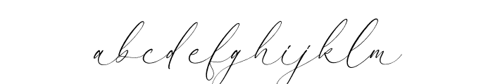 Waltson Beauty Italic Font LOWERCASE
