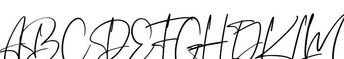 Wancester Signature Font UPPERCASE