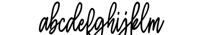 Wandering Moonlight Regular Font LOWERCASE