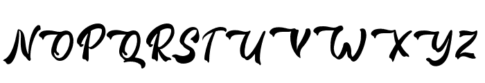 Wanothy-Regular Font UPPERCASE