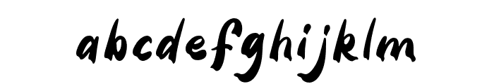 Wanothy-Regular Font LOWERCASE