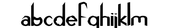 Waqiru Font LOWERCASE