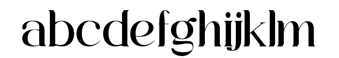 Warbiazah-Regular Font LOWERCASE