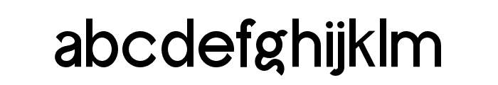 Wargo-Regular Font LOWERCASE