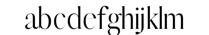 Warick-Regular Font LOWERCASE