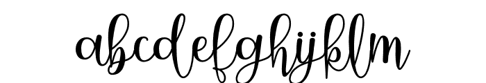 Warilah Font LOWERCASE