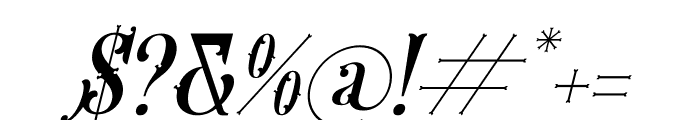 Warlock Italic Font OTHER CHARS