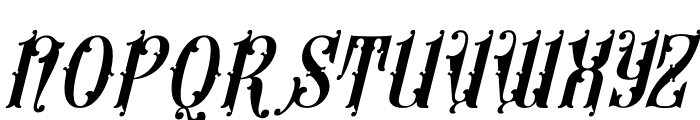 Warlock Italic Font UPPERCASE