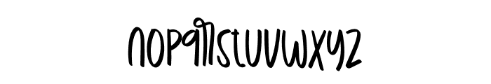 Warm And Love Font LOWERCASE