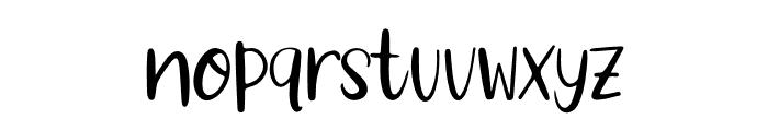 Warmer Home Font LOWERCASE